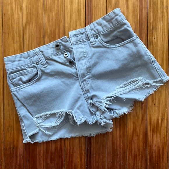 Free People Denim Shorts - Picture 1 of 4